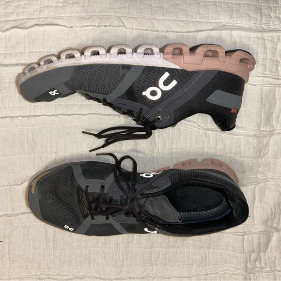 On Running Shoes On Cloud Womens Shoes Grey Pink Poshmark